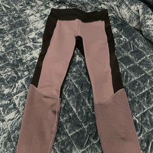 Fabletics Purple and Black Leggings